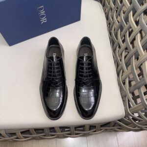 Dior leather formal derby shoes