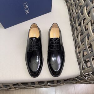 Dior leather formal derby shoes