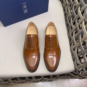 Dior leather formal derby shoes