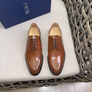 Dior leather formal derby shoes
