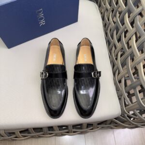 Dior leather formal derby shoes