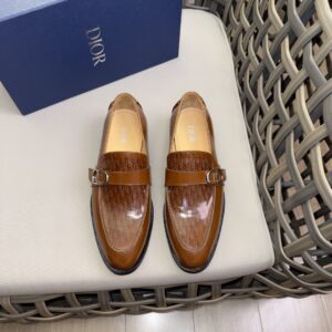 Dior leather formal derby shoes