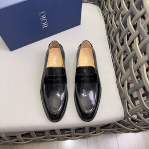 Dior leather formal derby shoes