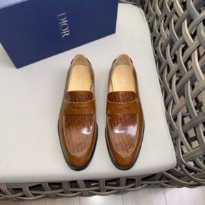 Dior leather formal derby shoes