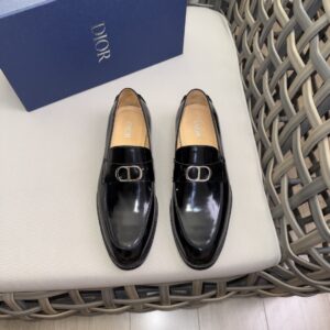Dior leather formal derby shoes