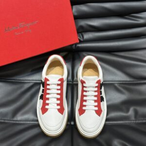 Ferragamo new male GANCINI outline low casual shoes