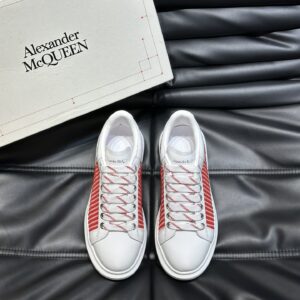 Alexander McQueen Couple White牛皮增高鞋