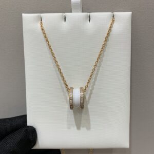 Bv ceramic spring necklace