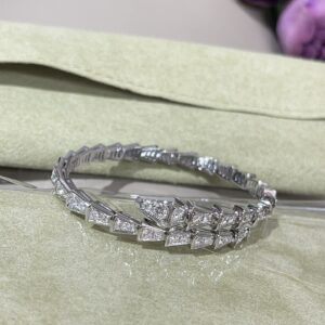 Bvlgari full diamond small snake bracelet