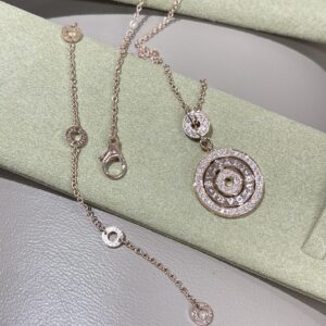 Bvlgari compass rotating diamond necklace