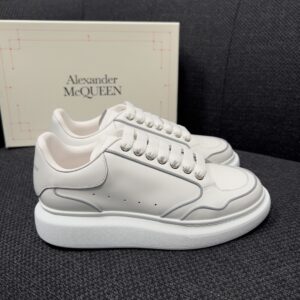 McQueen fashion sneakers with leather and suede