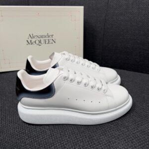 McQueen fashion sneakers with leather and suede