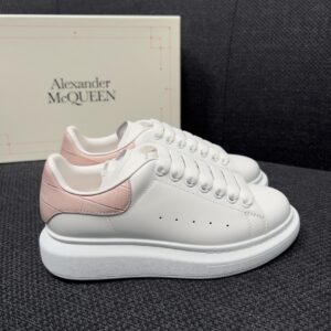 McQueen fashion sneakers with leather and suede