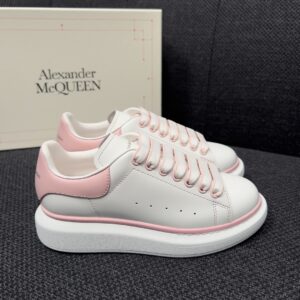 McQueen fashion sneakers with leather and suede