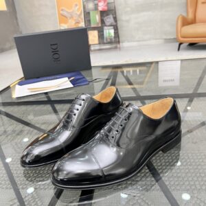 Male formal leather shoes with imported Italian leather