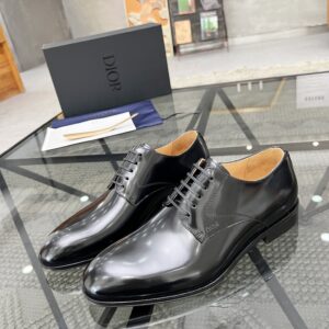 Male formal leather shoes with imported Italian leather