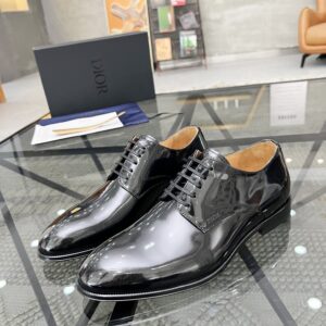 Male formal leather shoes with imported Italian leather
