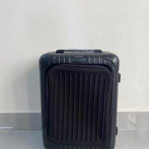 20 inch Rimowa grey black sleeve luggage