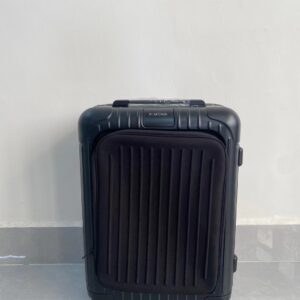 20 inch Rimowa grey black sleeve luggage