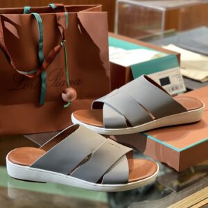 Loro Piana cross-strap sandals