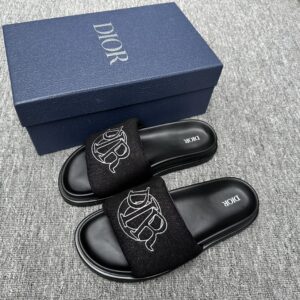 Aqua series denim sandals with embroidery details