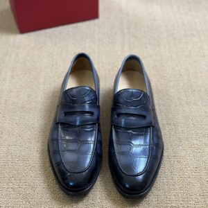 Business casual leather shoes
