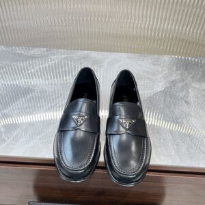 Prada men's premium leisure leather shoes