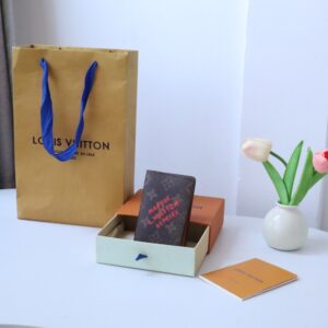 Card holder Monogram Dust fabric