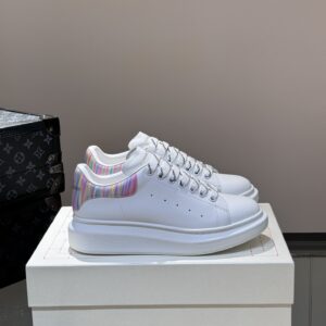 Alexander McQueen couple thick sole elevating shoes