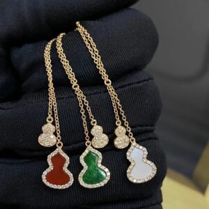 Double gourd small necklace