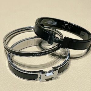 Hermes black ceramic bracelet for men