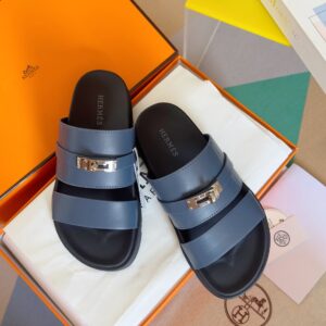 Hermes Jackson series sandal with Kelly strap