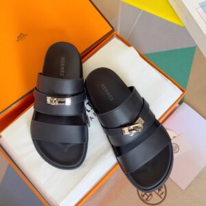 Hermes Jackson series sandal with Kelly strap