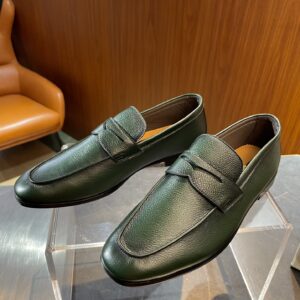Santoni men's leather dress shoes