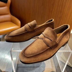 Santoni men's leather dress shoes