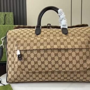 Travel bag brown canvas series model 802095