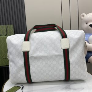 Large GG travel bag white GG Supreme