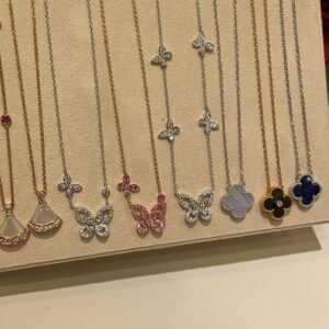 High end jewelry necklace collection