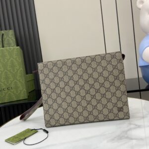 GG detail hand bag with GG Supreme canvas