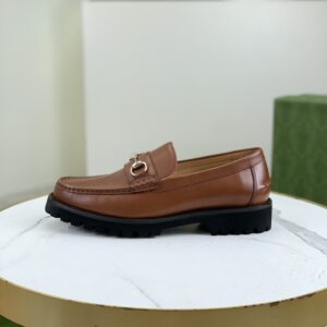 Gucci men's fashion leather shoes