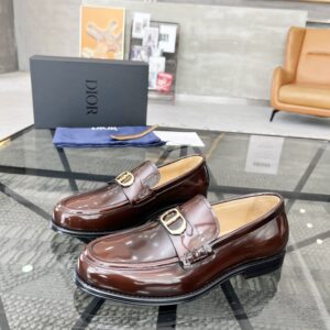 Male formal leather shoes with imported Italian leather