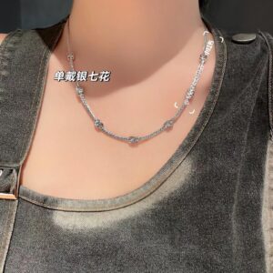 Chanel twenty-four flower snake necklace with beauty appeal