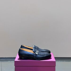 Ferragamo Calfskin Business Casual Dress Shoes