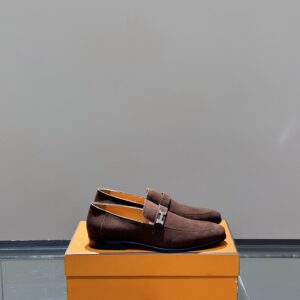 Hermes High Quality Calfskin Business Dress Shoes