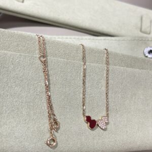 Qeelin new double gourd necklace equivalent to liu shishi style