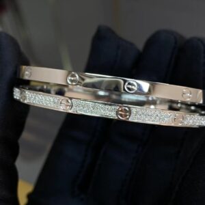 Stacked starburst design cuff bracelet
