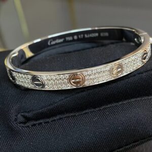 Starburst diamond wide cuff bracelet