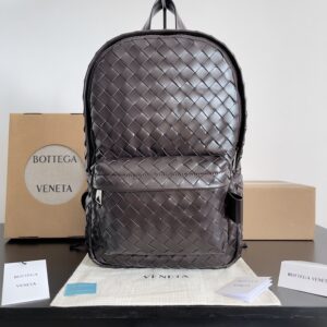 Small black brown backpack
