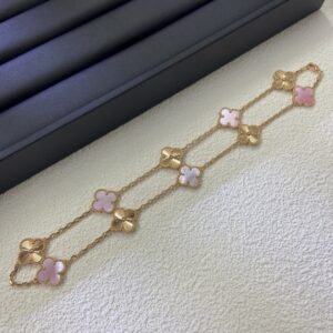 New Bvlgari rainbow flower bead necklace