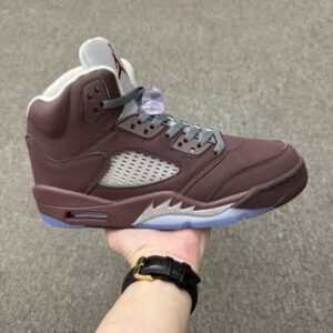 Air Jordan 5 Retro Burgundy Red High Top